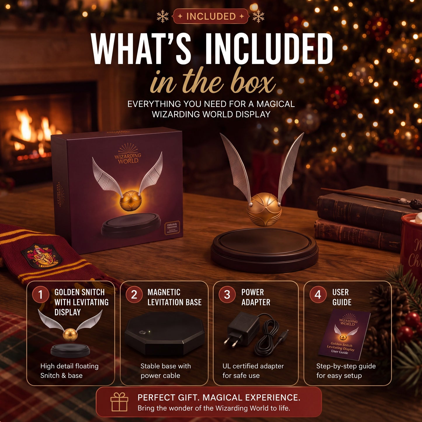 Harry Potter Floating Golden Snitch